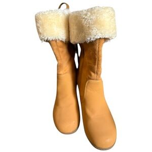 Carrini Faux Fur Lined Heeled Ankle Boots Size 7